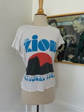 White Zion National Park Graphic Tee